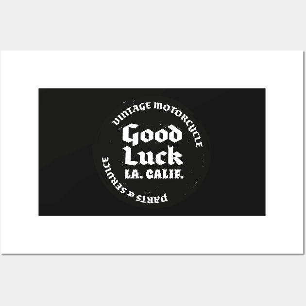Good Luck Moto Sticker Wall Art by ArtCorp